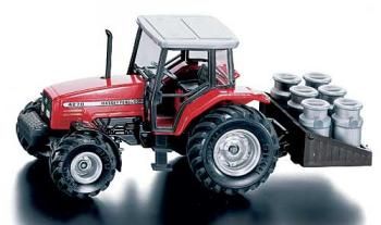 SIK2853 - MASSEY 4270 Avec caisse 3 points et bidons a lait