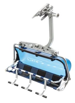 JC86450 - Télésiège 6 personnes Bleu et noir