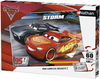 NAT86605 - Puzzle 60 Pièces CARS 3