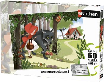 NAT86636 - Puzzle 60 Pièces Le petit Chaperon rouge