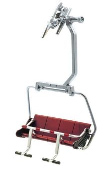 JC87050 - Télésiège 4 Personnes Rouge