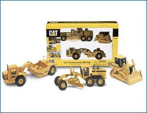 NOR55114 - Coffret Scraper CAT 611, Niveleuse CAT 12H et Bulldozer CAT D6R XL