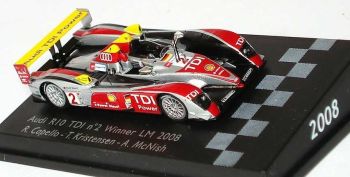 SPA87LM08 - AUDI R10 TDI #2 Gagnant du MANS 2008 R.CAPELLO.  T. KRISTENSEN.  A.McNISH