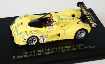 RED87RL037 - FERRARI F333 SP #1 LE MANS 1995 F.BARBAZZA. M.SIGALA. J.COCHRAN.R.ARNOUX