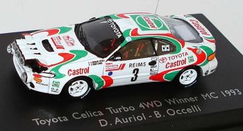 SPA87S023 - TOYOTA Celica Tubo 4wd  #3 Gagnant Monte Carlo 1993 D.AURIOL. B.OCCELLI