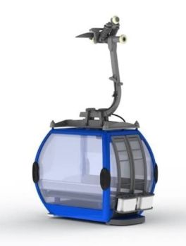 JC88005 - Télécabine 10 personnes Omega IV bleue