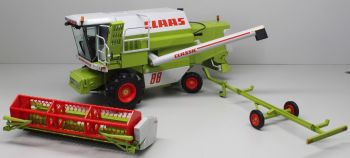 REP169 - Moissonneuse CLAAS Dominator 88 Classic avec chariot porte coupe