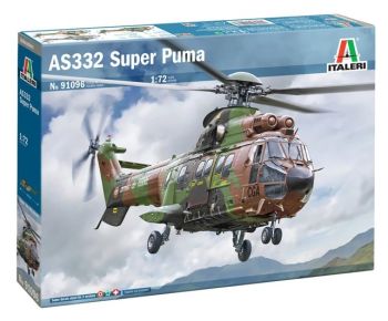 ITA91096 - Helicoptère AS332 Super Puma à assembler et à peindre