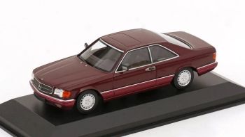 MXC940035124 - MERCEDES-BENZ 560 SEC 1980 Rouge foncé