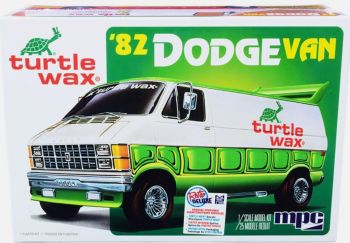 MPC943M/12 - DODGE Van Custom 1982 - Turtle Wax à assembler et à peindre