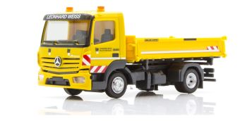 HER954570 - MERCEDES-BENZ Atego 13 4x2 porteur benne LEONHARD WEISS