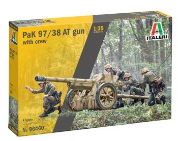 ITA96460 - Canon antichar PAK 97/38 avec équipage à assembler et à peindre