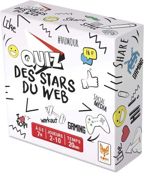 TOPI919001 - Quizz des stars du web | dés 7 ans