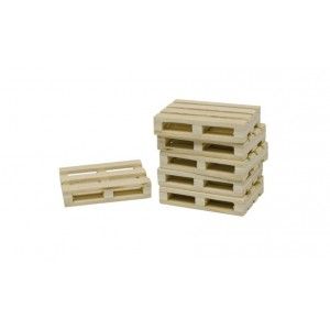 KID610761 - Lot de 8 palettes en bois en miniature