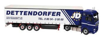 NZG848/05 - MAN TGX 4x2 Avec remorque 3 Essieux "DETTENDORFER"