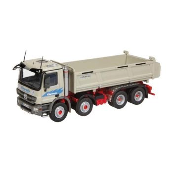 NZG741/06 - MERCEDES Actros 8x4 Benne Meiller "Klarwein" Gris