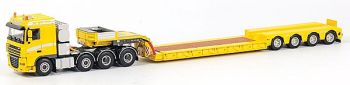 WSI02-1134 - DAF XF 105 SC 8x4 Avec remorque porte engins 4 Essieus NOOTEBOOM