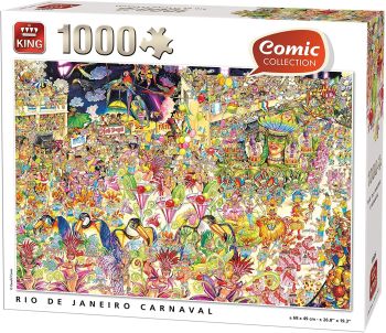 KING55926 - Puzzle 1000 Pièces Le Canaval de RIO de JANEIRO