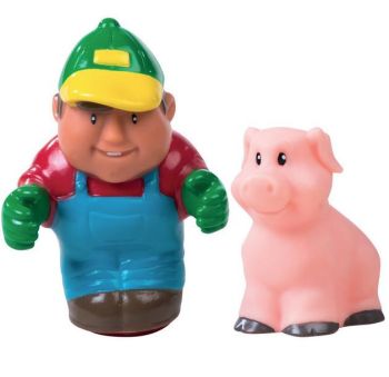 BRI43101A - Set personnage avec cochon