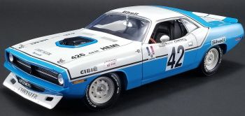 ACMEA1806102 - PLYMOUTH Barracuda 1970 #42 Henri Chemin écurie Chrysler France