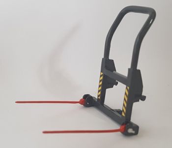 AGM08 - Pic-balle Noir et rouge - Artisanal