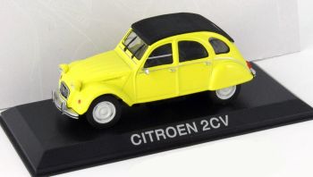 AKI0012 - CITROEN 2CV Jaune Ech:1/43