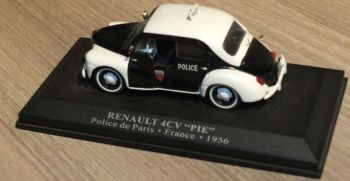 AKI0062 - RENAULT 4CV "Pie" Police de Paris (1956)