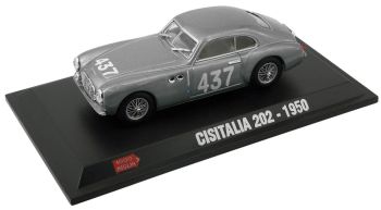 AKI0096 - CISITALIA 202 #437 1950 grise des 1000 Miglia sous blister
