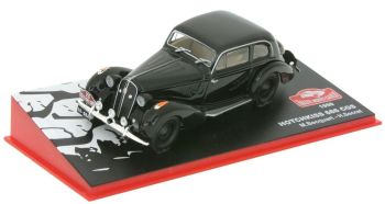 AKI0160 - HOTCHKISS 686 CGS noire rallye Monté Carlo 1950 M.Becquart / H.secret