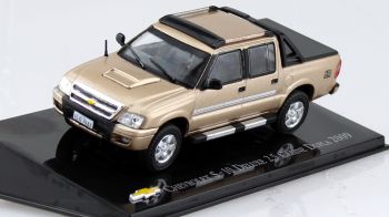 AKI0194 - CHEVROLET S-10 Deluxe 2.5 double cabine 2009 marron métal