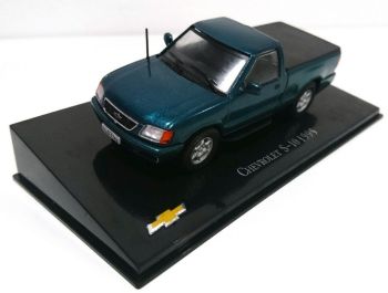 AKI0200 - CHEVROLET S-10 pick-up 1995 bleu/vert métal