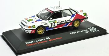 AKI0208 - SUBARU Legacy RS #10 Rallye du Portugal 1991 François Chariot / Michel Périn
