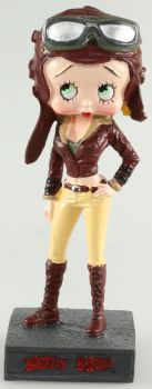 AKI0227 - Figurine Betty Boop aviatrice H 13 cm