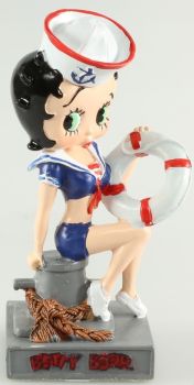 AKI0228 - Figurine Betty Boop costume de marin H 13 cm