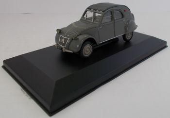 AKI0236 - CITROEN 2CV grise avec malle