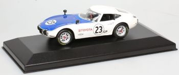 AKI0237 - TOYOTA 2000 GT Shelby #23 blanche et bleue