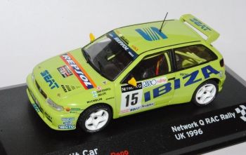 AKI0244 - SEAT Ibiza Kit Car #15 Network Q RAC Rally UK 1996 Harri Rovanpera / Juha Repo