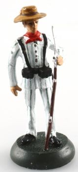 Figurine soldat espagnol de Cuba hauteur 6,5cm