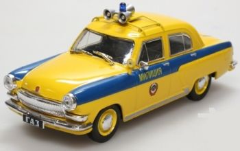 AKI0143 - CMC-GAZ-M12P Volga Trafic Contrôle de Police sous blister