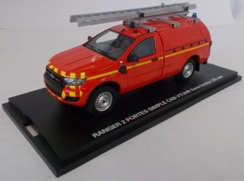 ALARME0032 - FORD RANGER pompier VTUHR 2 portes simple limité à 325 exemplaires