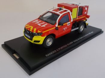 ALARME0036 - FORD RANGER pompier 2 portes VLHRP SDIS 24 département Dordogne limité à 325 exemplaires