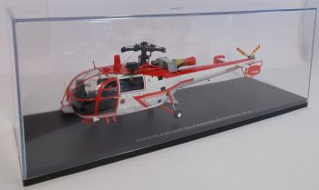 ALERTE0088A - Hélicoptère SUD AVIATION Alouette III Sécurité Civile blanc rouge limité à 100 exemplaires