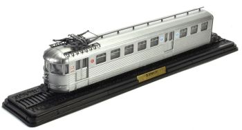 ATL2434016 - Automotrice Type Z-3701 BUDD SNCF grise inox seconde classe de la série Les Automotrices des Réseaux Français machine non-fonctionnel