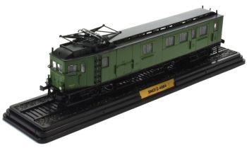 ATL2434018 - Automotrice Type Z-4004 SNCF seconde classe verte du Paris Orléans de la série Les Automotrices des Réseaux Français machine non-fonctionnel
