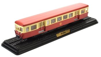 ATL2434022 - Remorque voyageur rouge et crème ZR-20601 pour les automotrices ZABD 604 SNCF de la ligne de Savoie de la série Les Automotrices des Réseaux Français machine non-fonctionnel