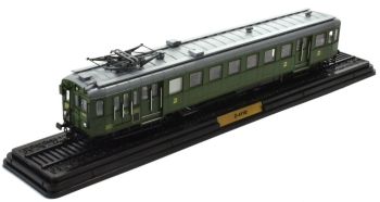 ATL2434023 - Automotrice Type Z-4110 SNCF seconde classe verte du Paris Orléans de la série Les Automotrices des Réseaux Français machine non-fonctionnel