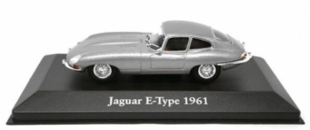 ATL2891018 - JAGUAR E-Type 1961 grise métallisée série Mes Voitures Mythiques