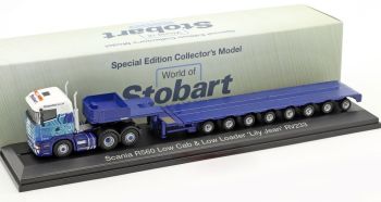 ATL4664102 - SCANIA R560 6x2 et remorque porte engins Nooteboom Stobart Rail