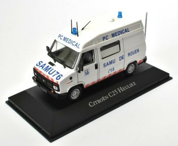 ATL7495013 - CITROEN C25 Heuliez ambulance PC Medical SAMU 76 de Rouen