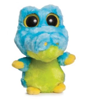 AUR60210 - Peluche YOOHOO et ses amis - Alligator Bleu 12.5 cm